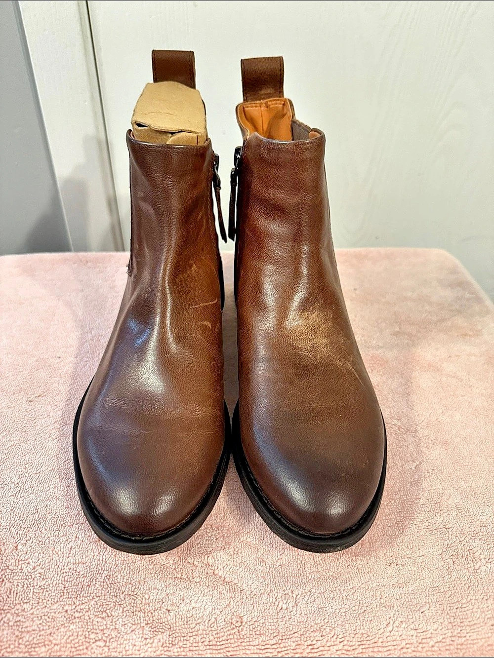 New! Franco Sarto Ankle Boots Brown US 8.5